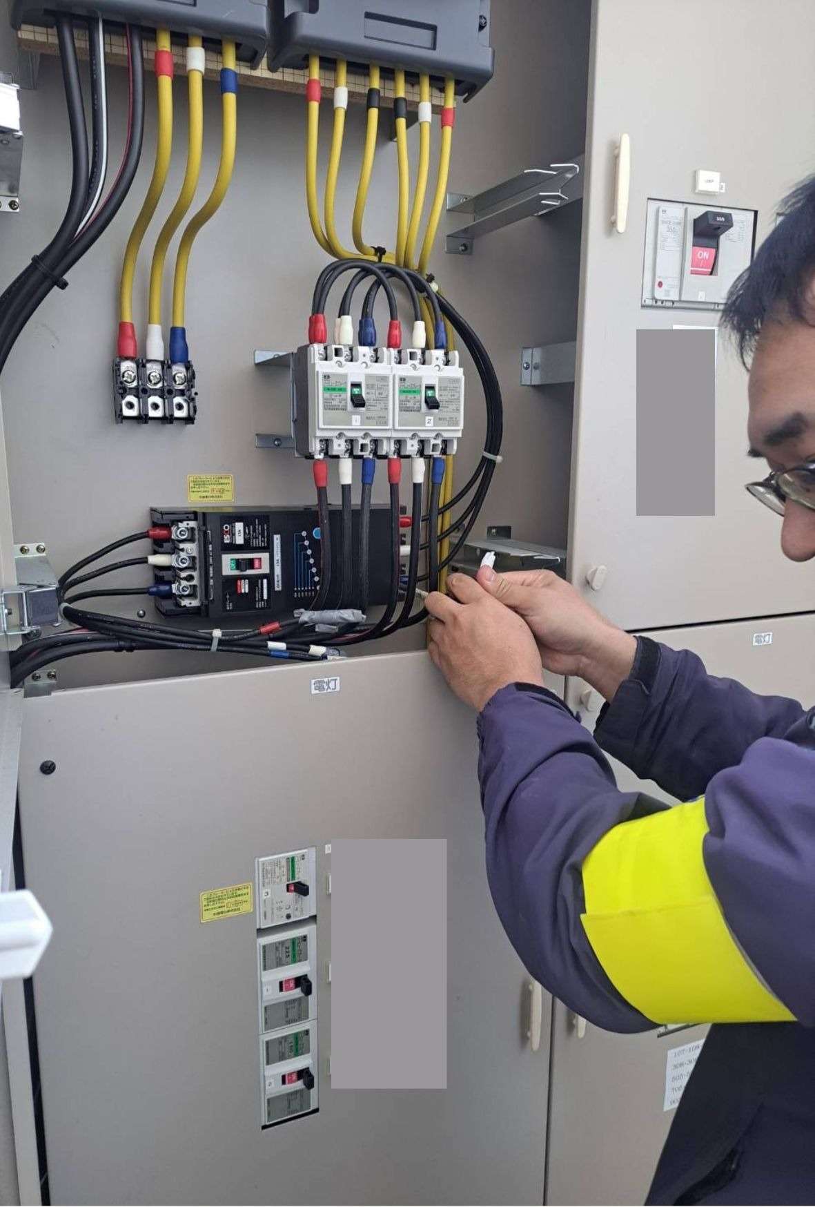 静岡市マンション 電子ブレーカー交換